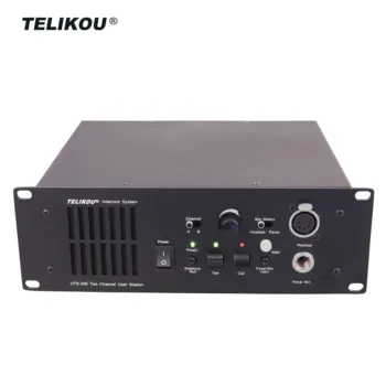 TELIKOU UTS-200 | 2-Drôt 2-Kanálový Speaker Stanice Interný Reproduktor RMK Funkcia Full Duplex Talkback